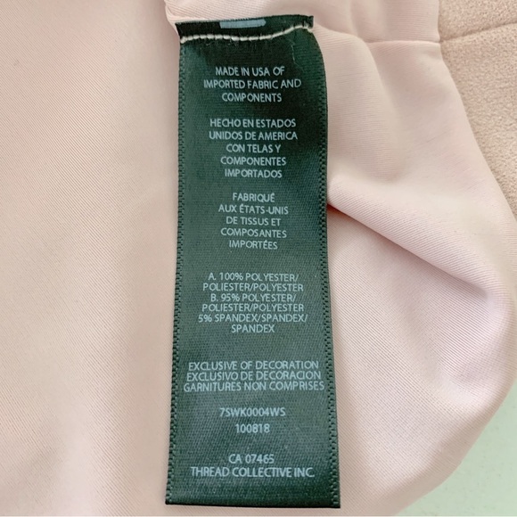 🩷 Bebe Blush Pink Belted Tulip Hem Wrap Skirt - Picture 11 of 11